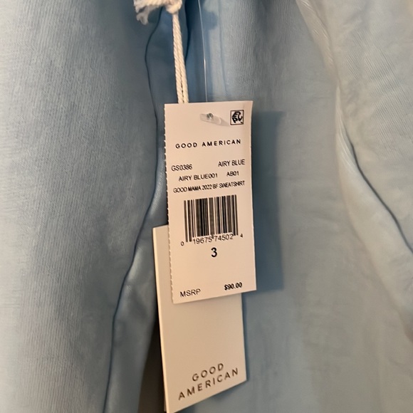 Good American sweatshirt. Brand new with tags - Picture 2 of 2